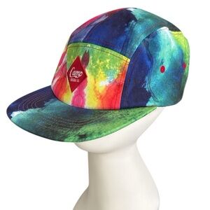 🌈Camp Original Co 5-panel ball cap hat colorful OSFM NEVER WORN NWOT🌈